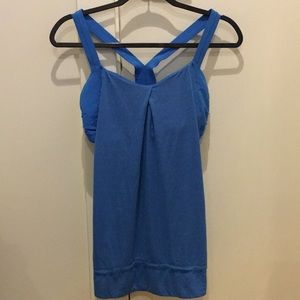Lululemon Blue Yoga Tank Size 6